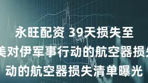 永旺配资 39天损失至少39架，美对伊军事行动的航空器损失清单曝光
